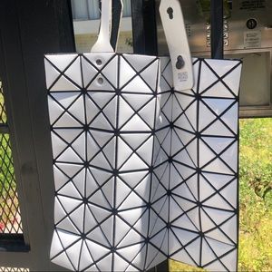 White Baobao by Issey Miyake Tote